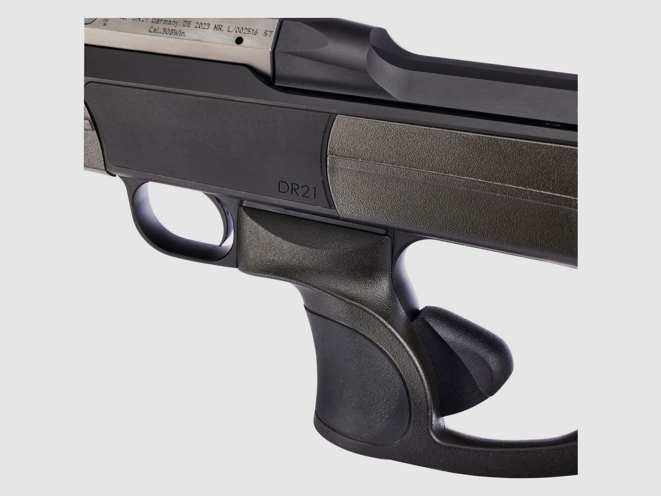 Carabine à répétition Dentler DR21 avec rail de base capuchon fixe 365 mm .308 Win.