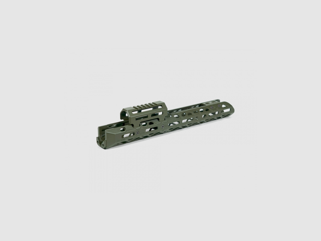 KPYK Langer AK M-LOK Handschutz mit kurzem Gasrohrcover CRC 1U004A OD Green