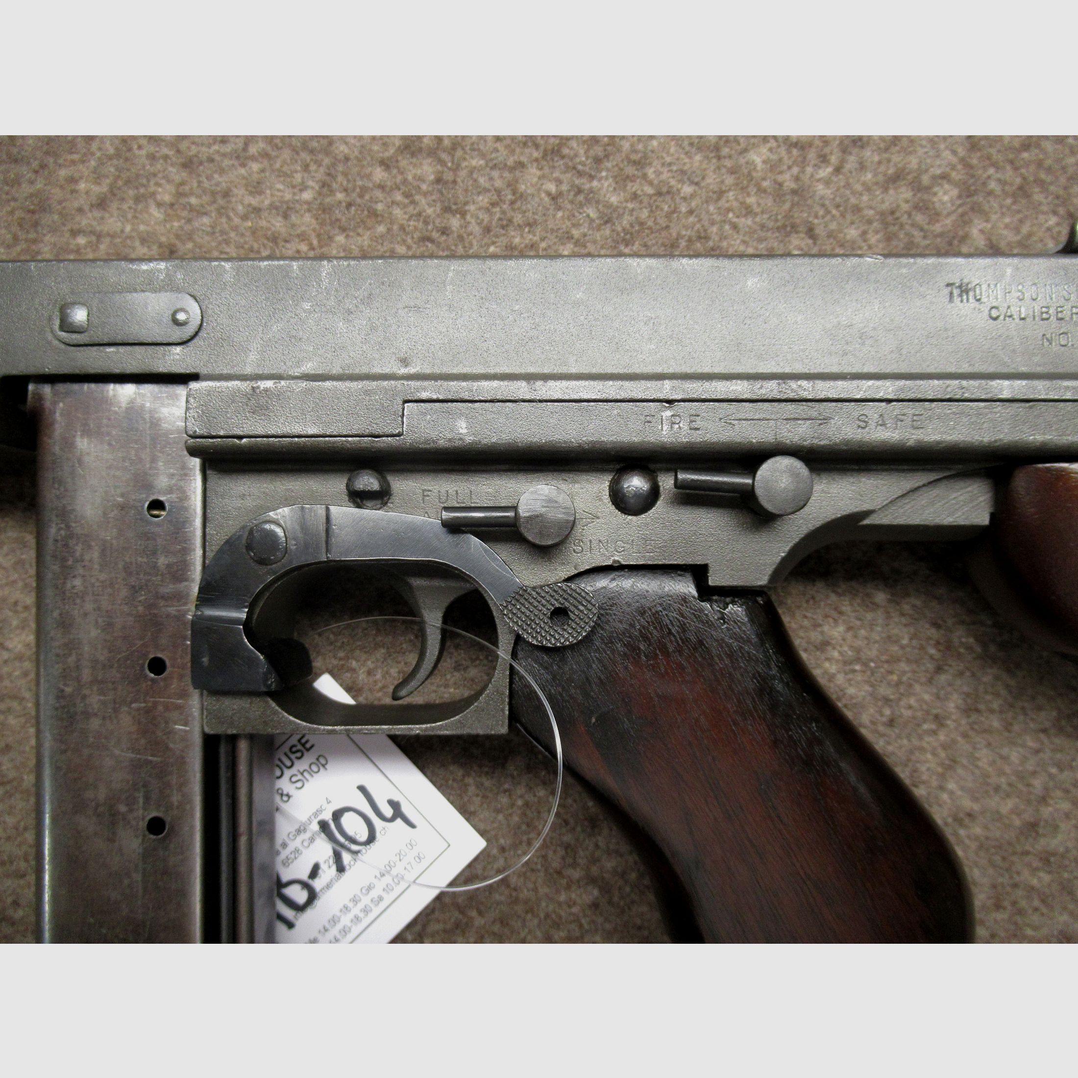 AB-104 fusil semi-automatique THOMPSON mod. M1A1 cal. .45acp, image 3 sur 6