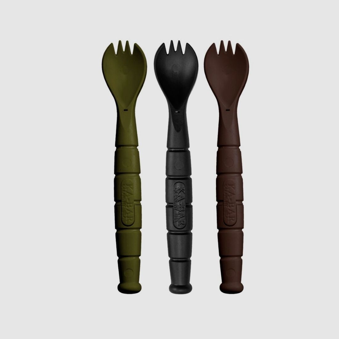 Pack de 3 tenedores Ka-Bar Field Kit Spork, imagen 2 de 2