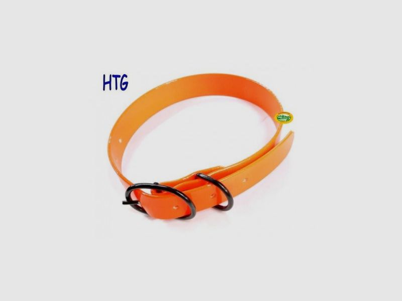HTG Halsband PVC orange fluoreszierend