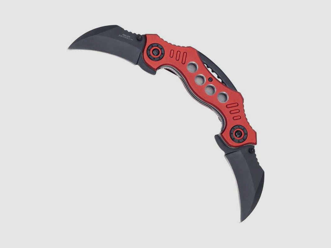 Haller Taschenmesser CLAW Federunterstützung rot