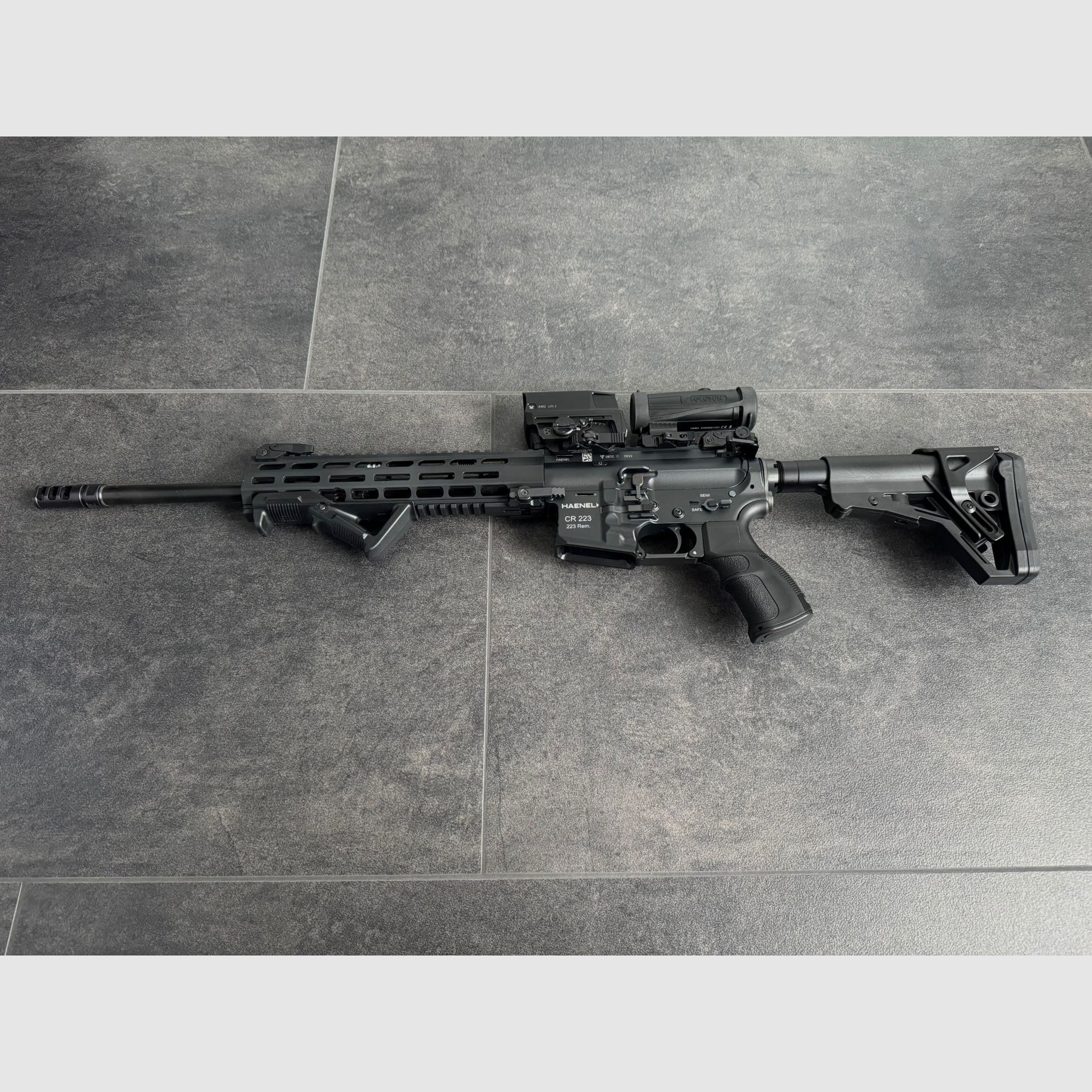 HAENEL CR223  - 16,65"  -  schwarz - langer Handschutz