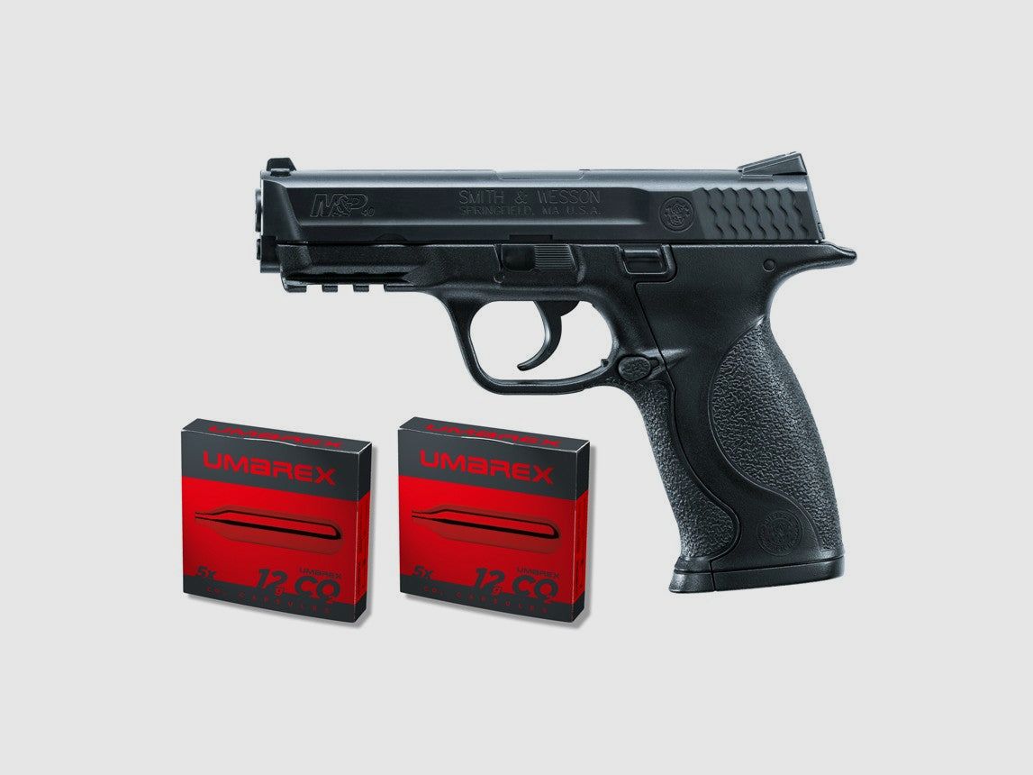 Pack Smith & Wesson M&P 40 + 2 BTS CO2 Umarex by 5 4.5