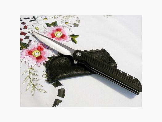 LUXHEIM-Slider-Taschenmesser 5Cr13-Edelstahl Liner Lock-Einhandmesser Scharf NEU