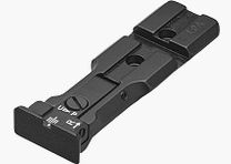LPA WXT0407 BLACK BASE verstellbares Revolvervisier mit Weaver-Basis für 629, 686, 586, 627, 66, 67, 696, 17, 19, 657, 610, 625, 29, 27 und neu für Kaliber .50 – Schwarzes Visierbild