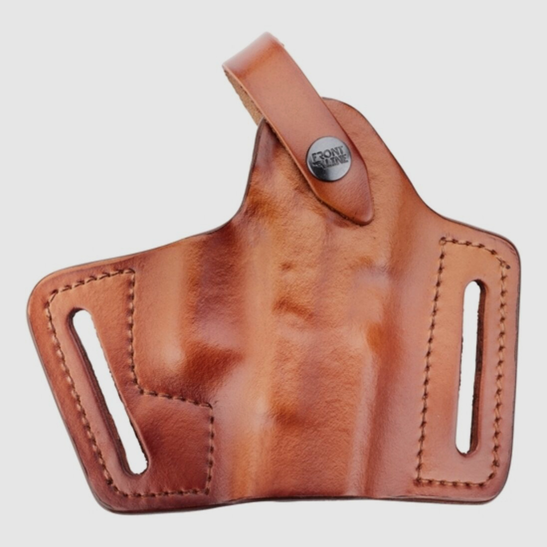 Front Line Holster Pancake Leer Half Size Glock 26/27/33