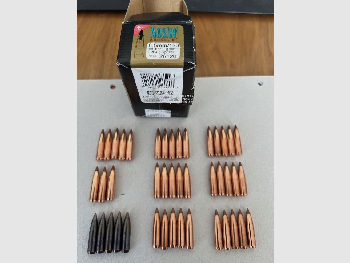 Nosler bullets Cal. 6.5mm/264., image 2 of 2