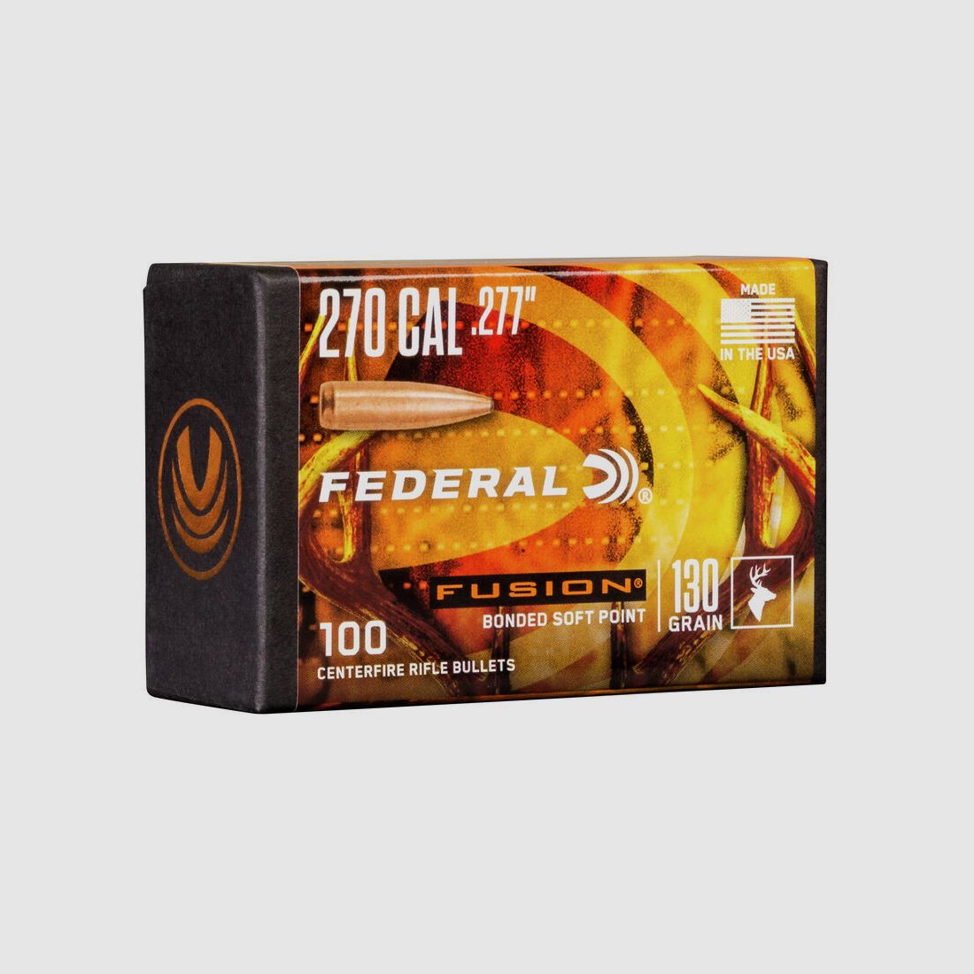 Geschosse FEDERAL Fusion – .277″ – 130 grains