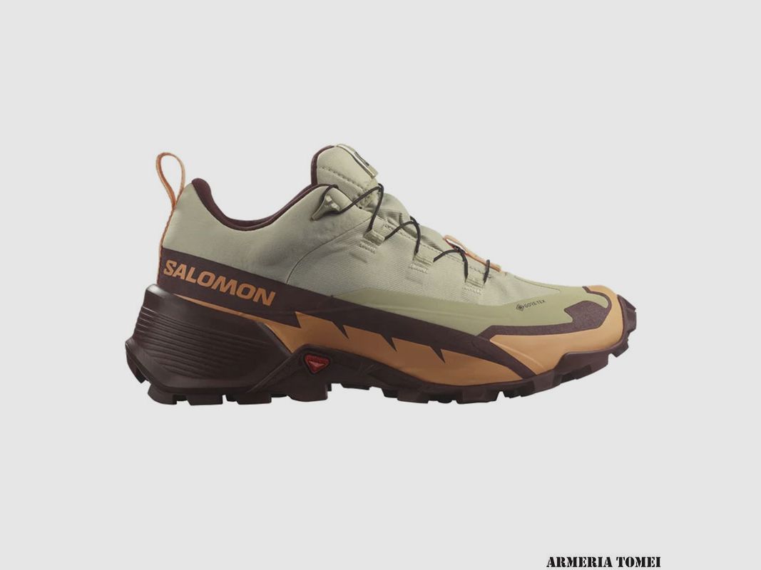 SALOMON – DONNA – CROSS HIKE 2 GTX Alfalfa / Cantaloupe / Bitter Chocolate, image 1 of 8