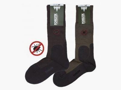 Foresta Zeckenschutz Socken oliv