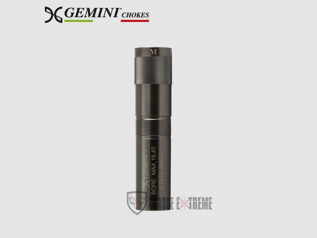 Choke GEMINI Exterior +20 mm Crio Plus Acero Cal 12