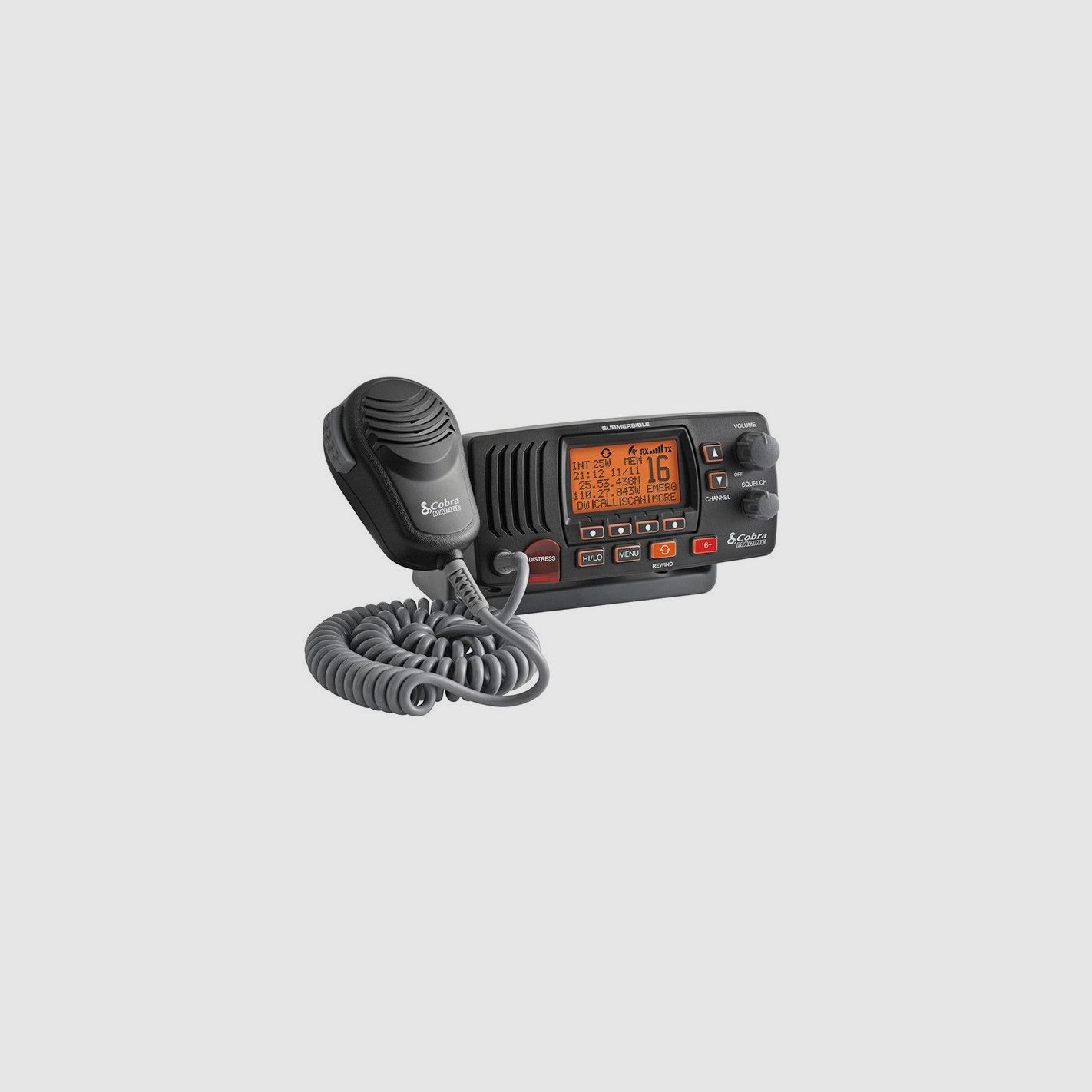 COBRA VHF MR F57 EU ZWART, afbeelding 2 van 3
