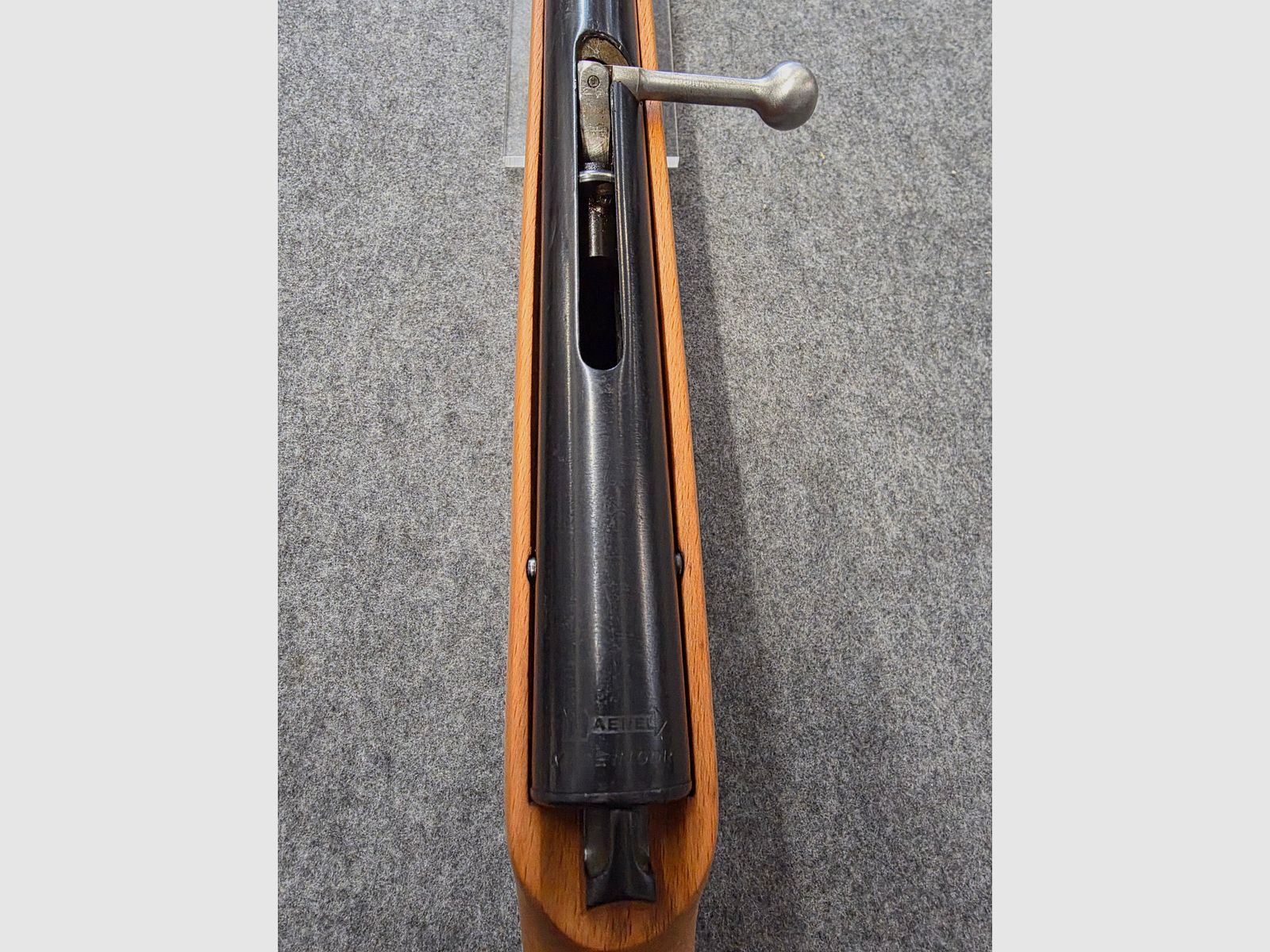 Im seltenen Holzschaft Monte Carlo Haenel Seitenspanner Mod. 312  mit Diopter im  guten Zustand cal. 4,5mm Diabolo