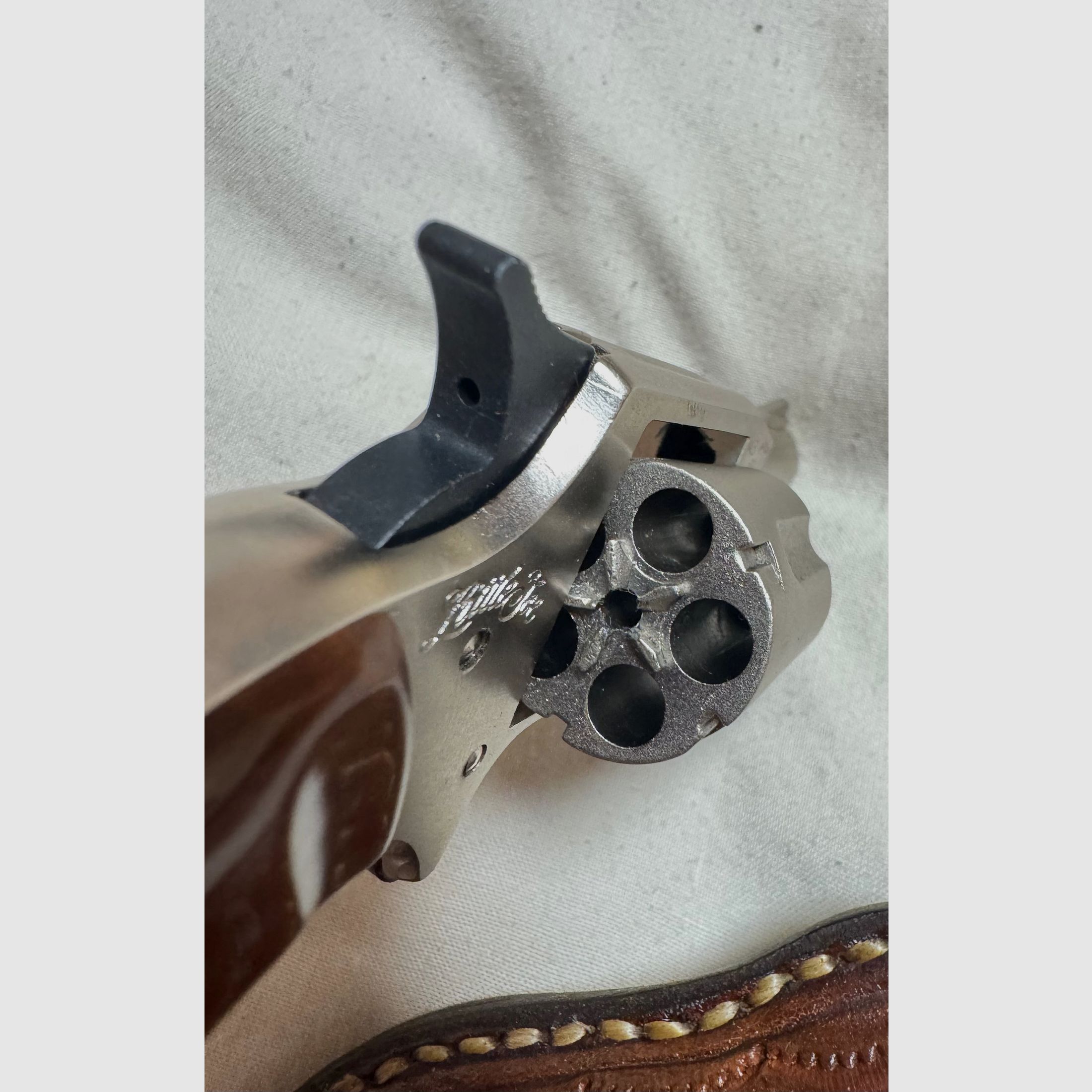 Röhm Little Joe niklowany - PTB 380 - Kaliber .22 long strzał ostrzegawczy