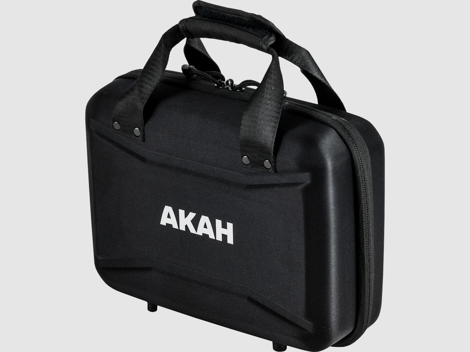 AKAH Hardcase Handgun Koffer - Nylon/Schuim, Vergrendelbaar - 30,5×22,5×10,5 cm - Zwart