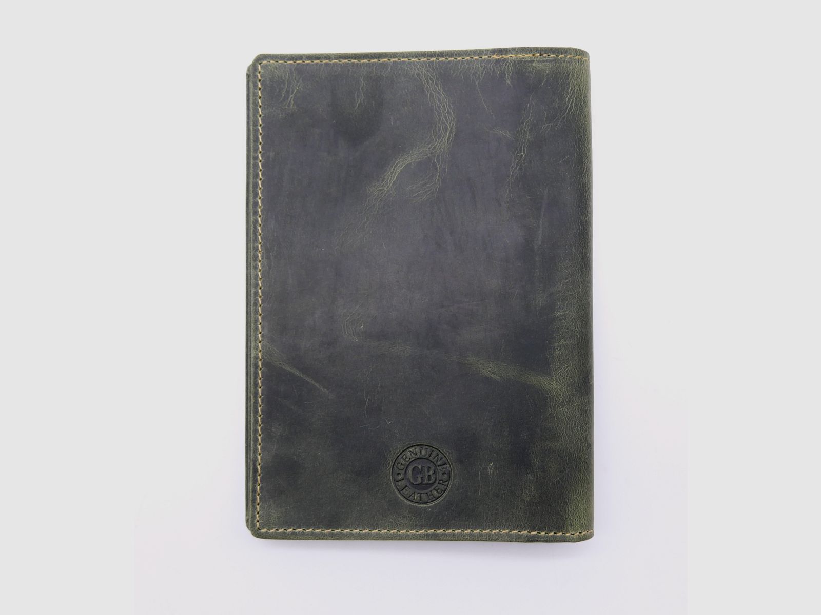 Greenburry Leder Jagdscheinmappe Ausweismappe Etui Hirsch olive 328B-RS-30