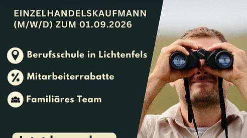 LETZTE CHANCE auf einen Ausbildungsplatz bei uns ab 01.09.2026