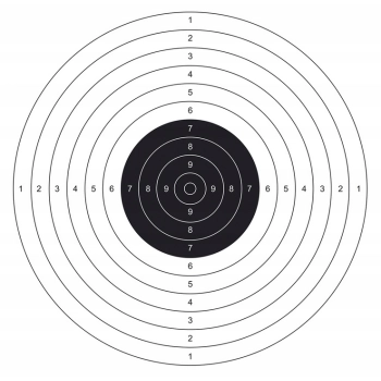 Shooting target 50x50 cm – 100 pcs.