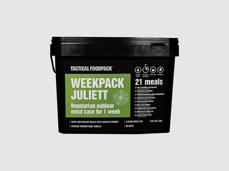 Tactical Foodpack Tactical Foodpack Wochenration Weekpack Juliett