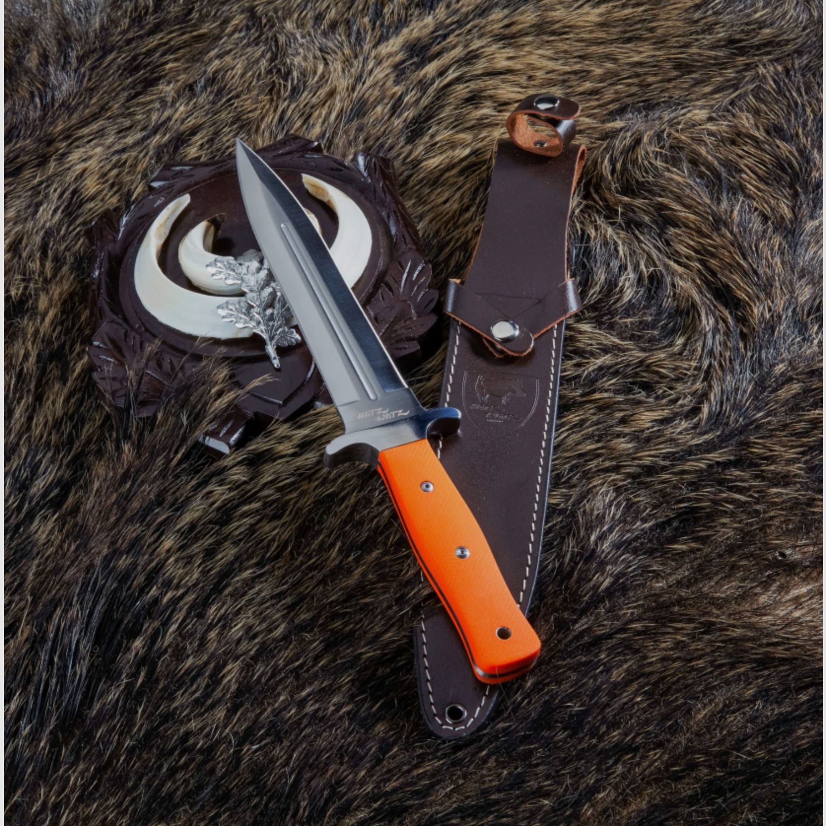 Couteau de chasse Parforce 2006912 Hatz-Watz Boar Hunter G10 FT
