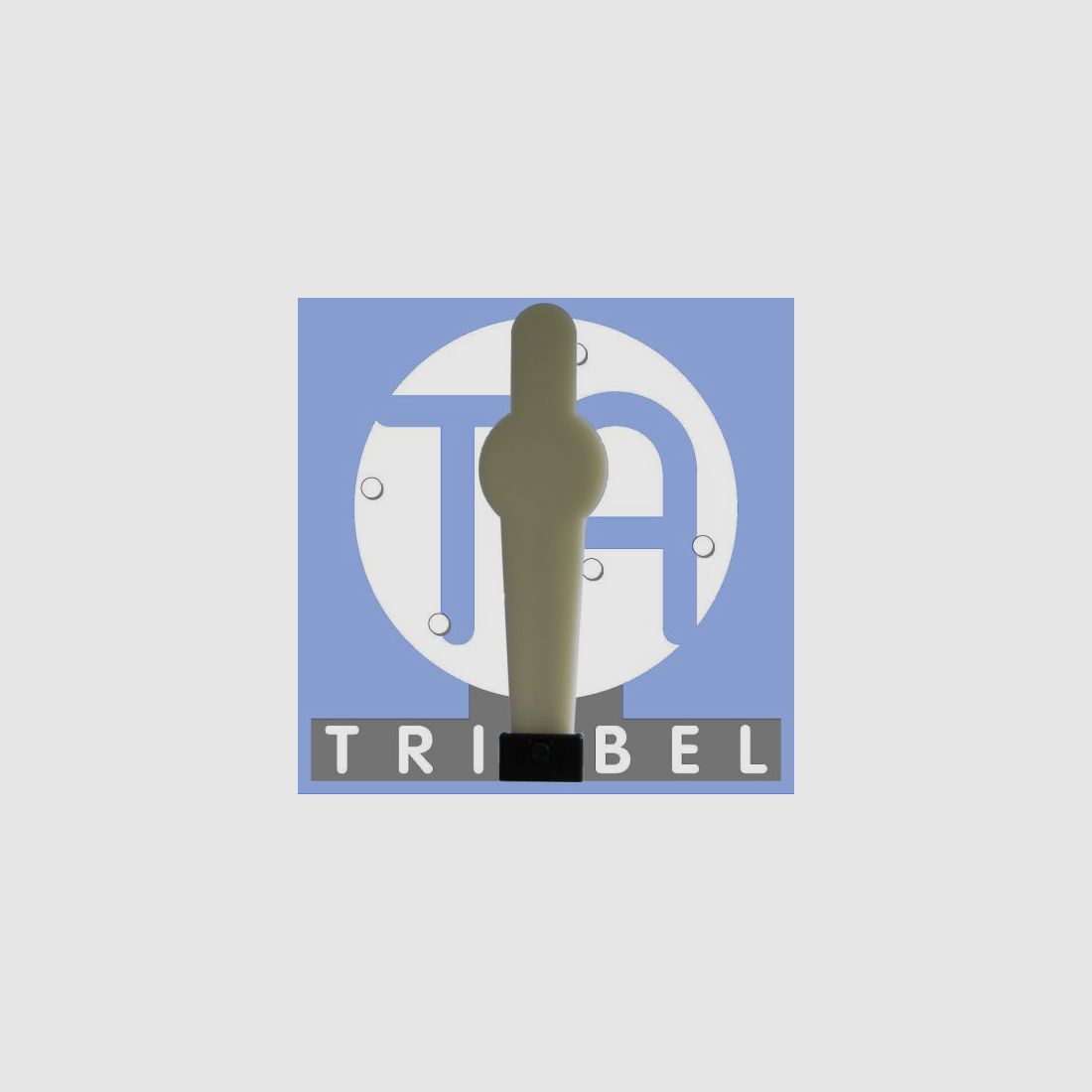 ACTION TARGETS cible de tir en polymère FUN-Popper blanche nécessite un double socle 295000