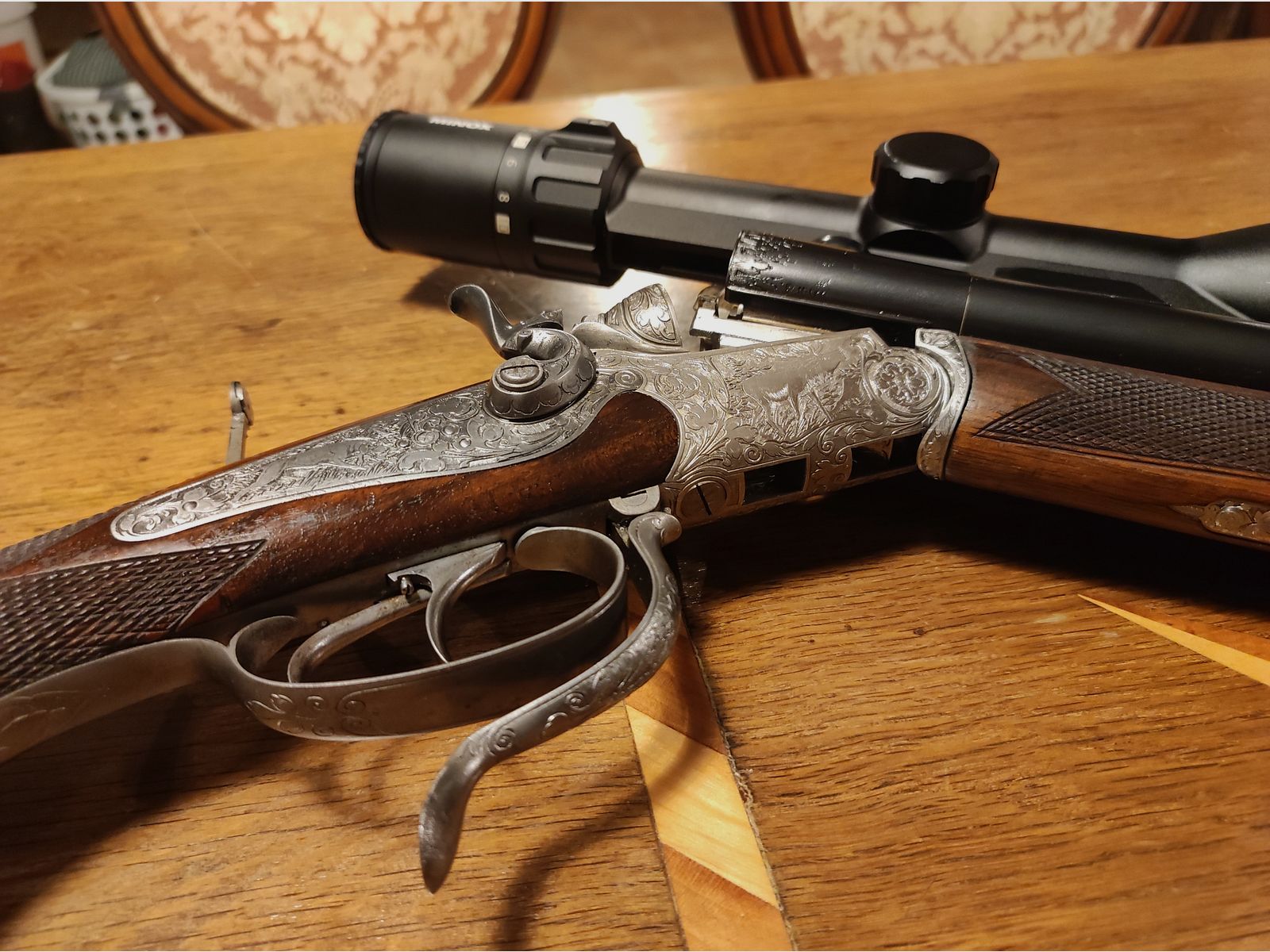 Hahndrilling 5,6x50R Magnum 16/70 Ferlacher Sauer Sohn Merkel Kerner Herold Franz Jäger Blaser Krieghoff Suhler Grass Prinz Drilling