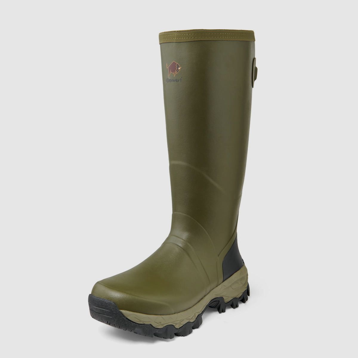 Woodstalker rubber boots 18" Olive 42, image 2 of 6