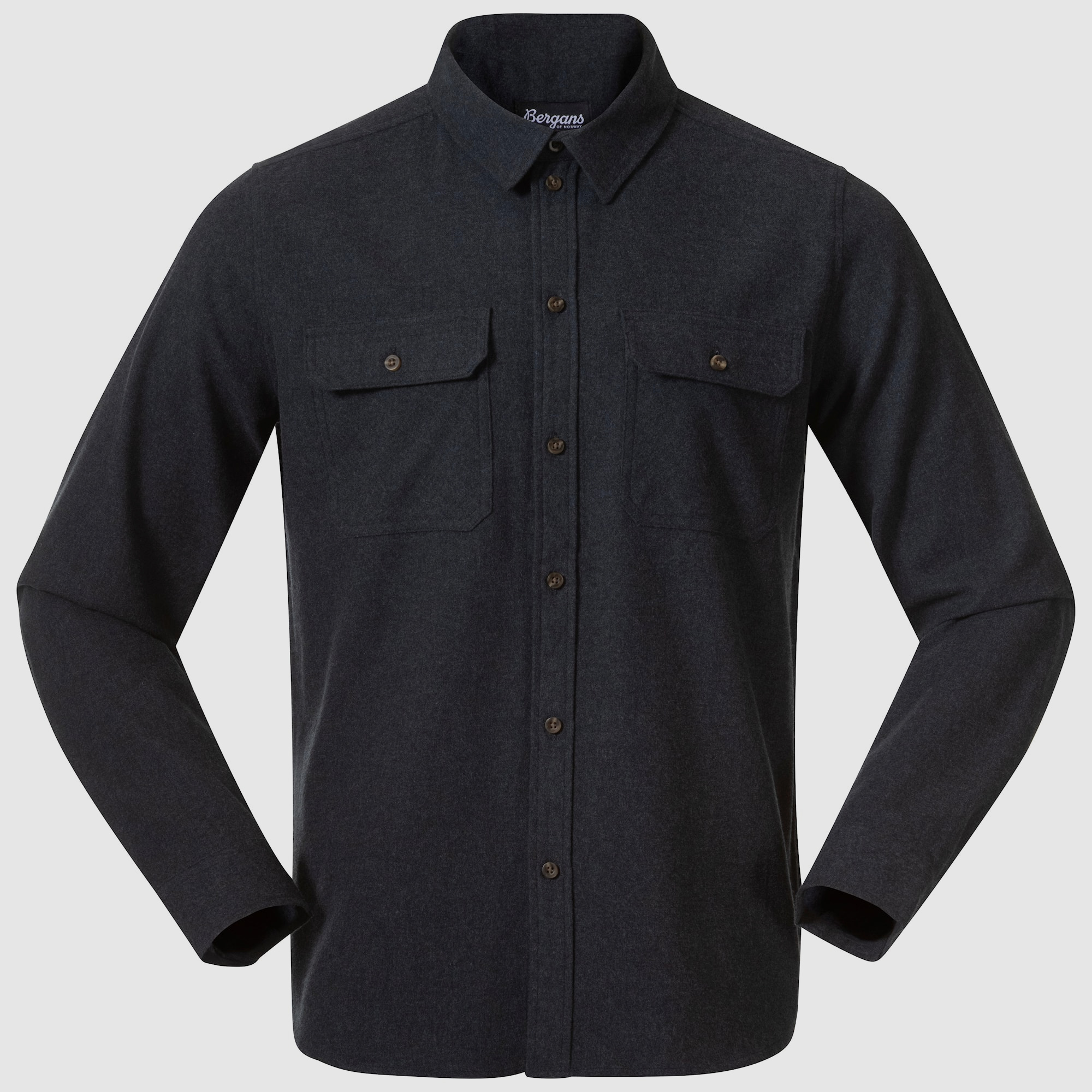 Bergans Nordmarka Flanellhemd Herren Marineblau M