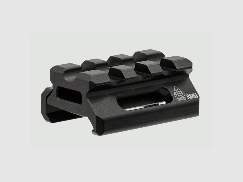 UTG 3 Nuten Super Slim Picatinny Montageerhöhung, Höhe 12,7mm
