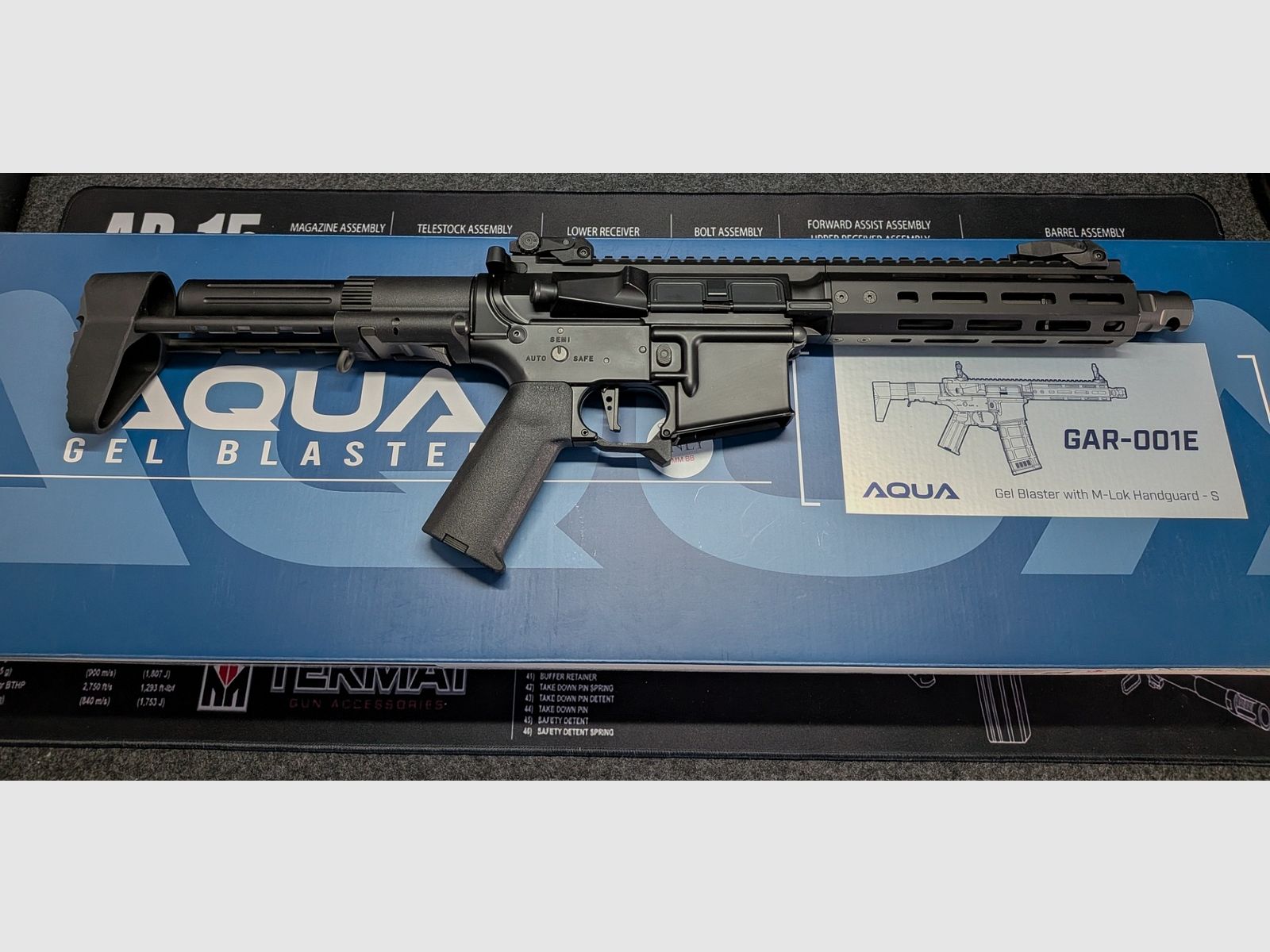 ARES AQUA M-Lok S 8mm Gel-BB (GAR001-E)