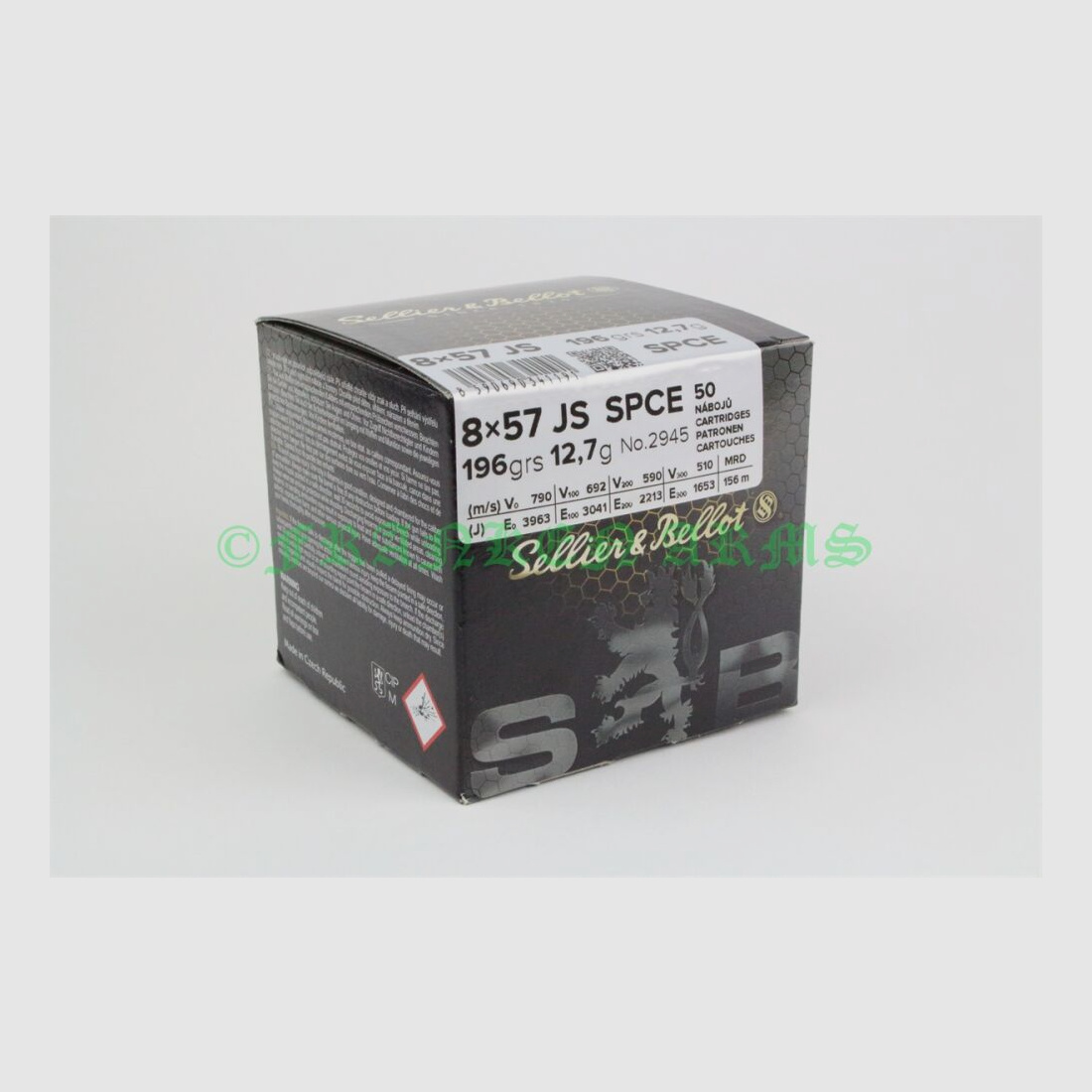 Sellier&Bellot 8x57IS SPCE 196gr. 12,7g 50 Stück