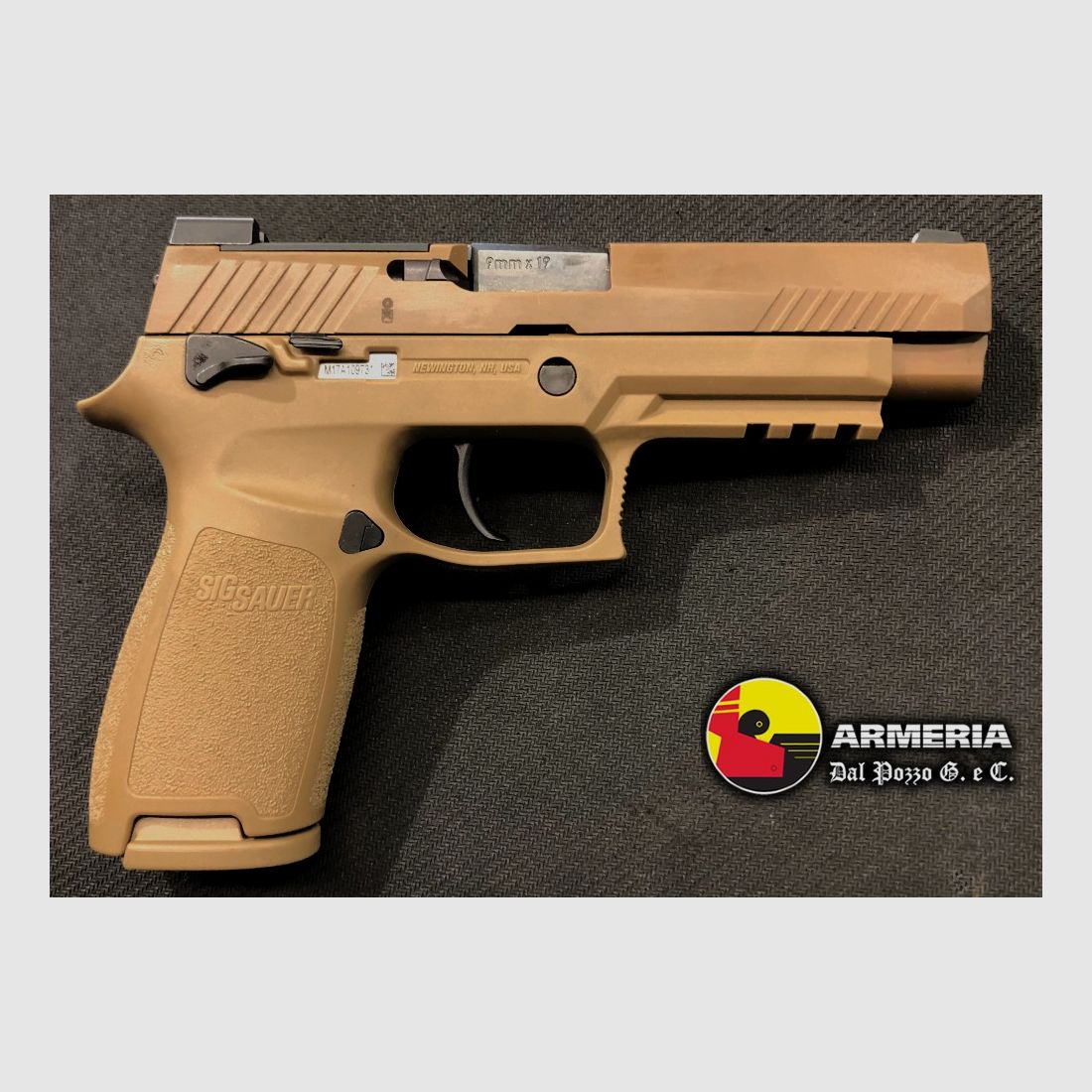 SIG SAUER P320 M17 9 LUGER 4,7″ CONTRASTE FDE, image 1 sur 2