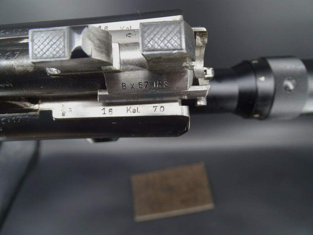 Cuatrillizo Burgsmüller Suhl 1997 Calibre 8x57IRS .22lr 16/70 ZF Doctor LP disolución de colección