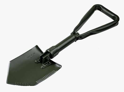 BW FOLDING SHOVEL according to TL with plastic cover