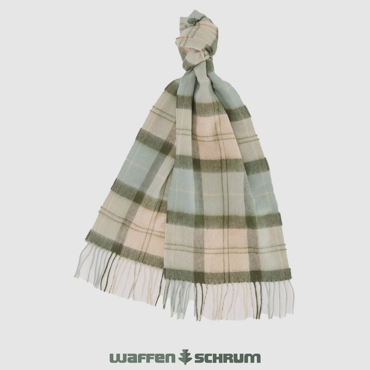 Barbour Schal Tartan Soft mint