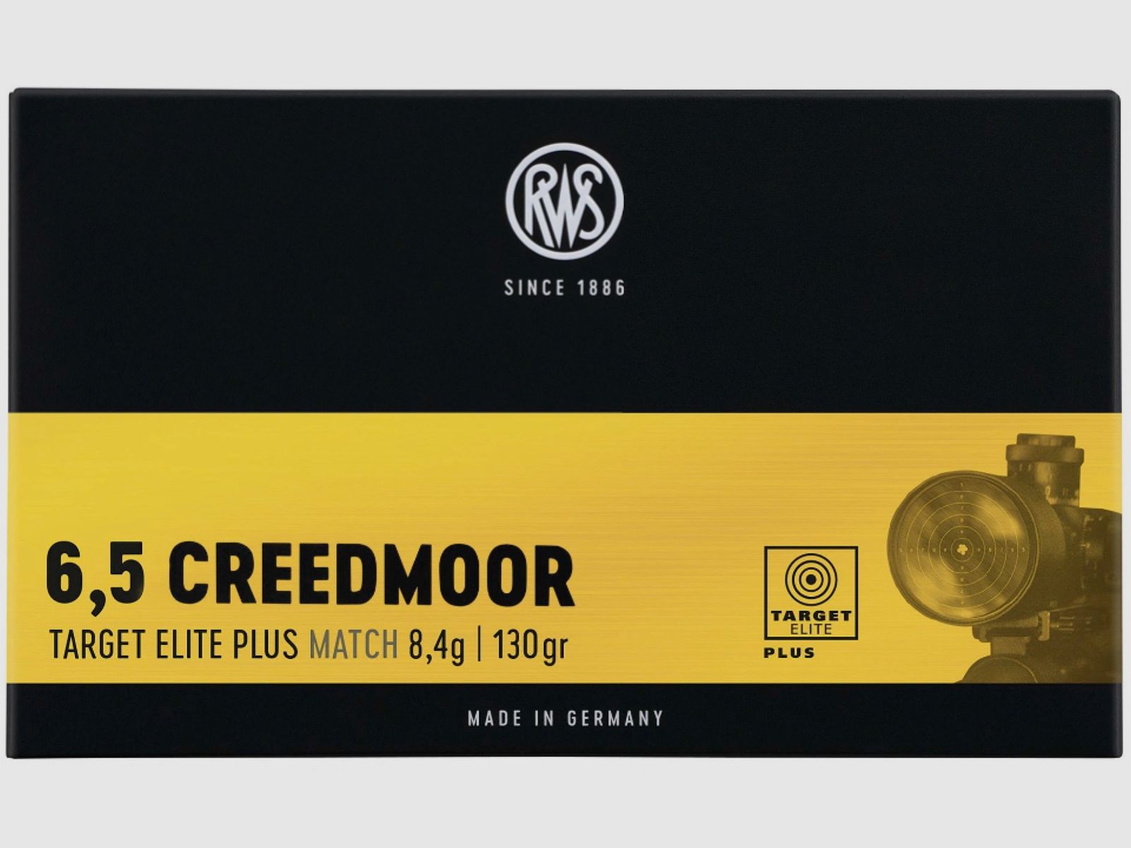 RWS 2426658 Target Elite Plus 6,5 Creedmoor Scorion 9,3g 143grs. Vollmantel