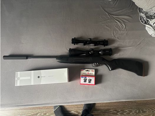 Incense HW 30s with Hawke Airmax scope 4-12x40 AO AMX