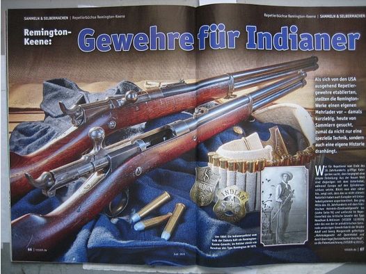 Visier - Heft : ** Repetierbüchse Remington-Keene -- Gewehre für Indianer **