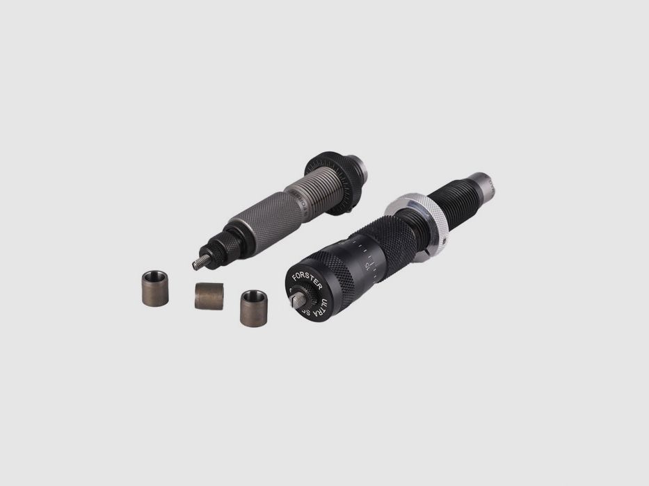 FORSTER PRODUCTS, INC. Bushing Length - Ultra Micrometer FORSTER PRODUCTS, INC. 338 LAPUA Full Length Die Set with Bushings, image 1 of 5