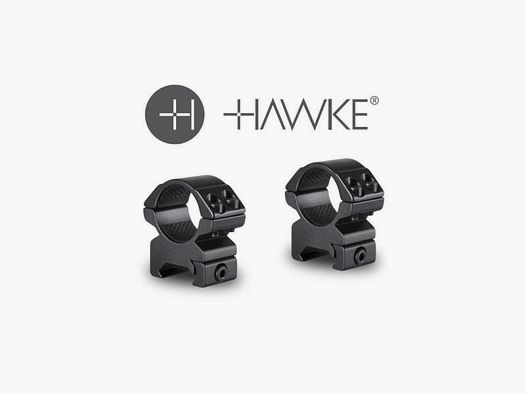 Hawke Match Weaver 1-inch low scope rings – 22112