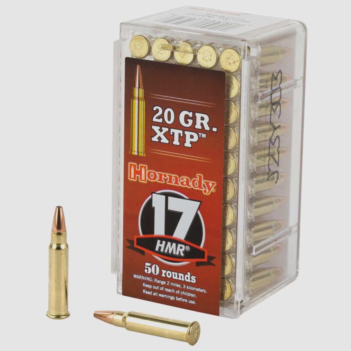 Hornady Varmint Express .17 HMR 20GR XTP 50 cartouches