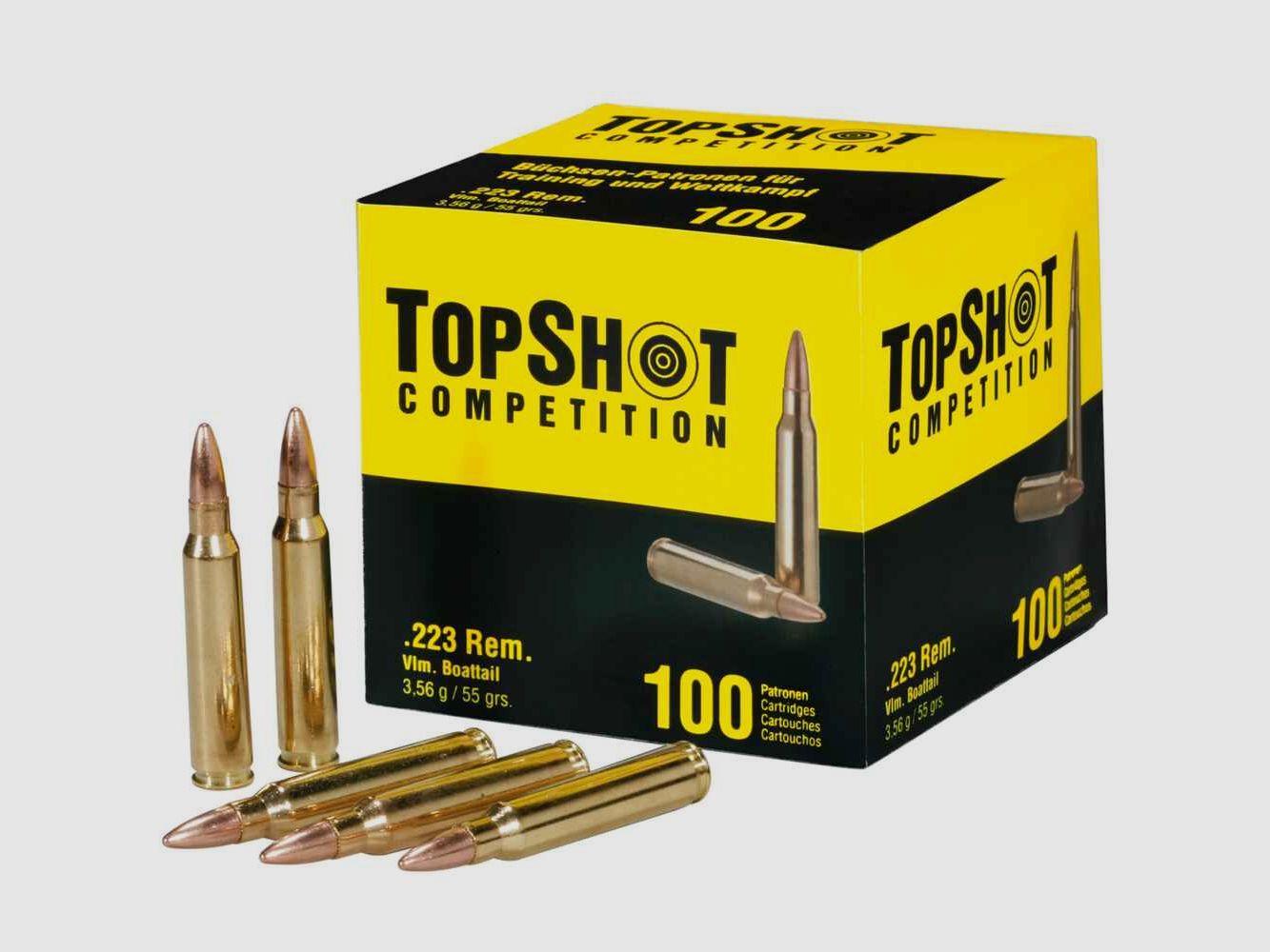 .223 Rem. Vlm BT, 3,6g/55grs. TOPSHOT Competition