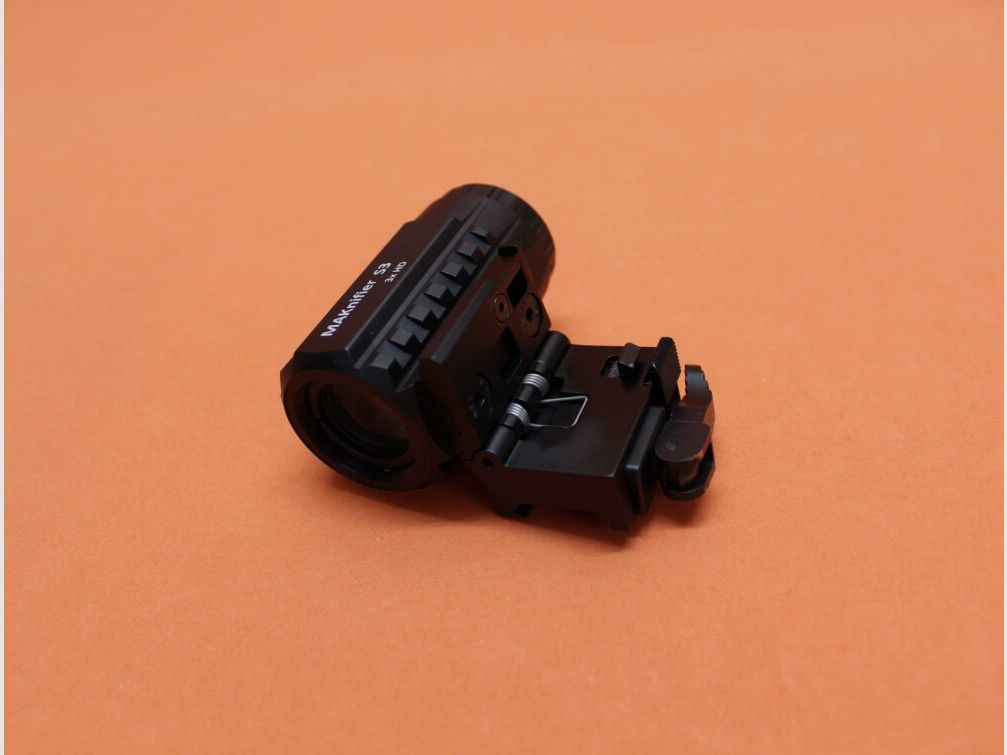 MAK. MAK Magnifier MAKnifier S3 magnification module 3x for red dot sight/ MAKflip QD mount