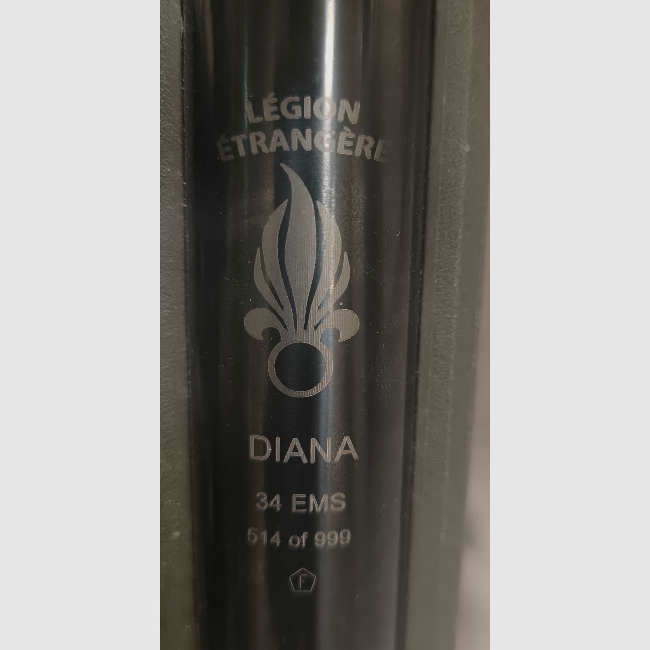 Diana 34 EMS Legion ètranger Sonderauflage 514 z 999 & 5 puszek Diablos, bardzo mało wystrzelonych, stan dobry do jak nowy, zdjęcie 3 z 10
