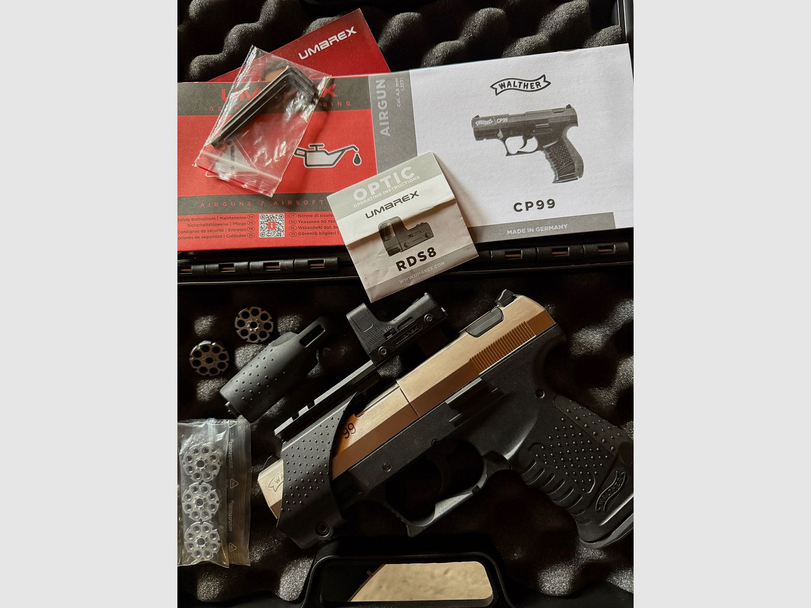Walther CP99 4,5 mm Diabolo – Une compagne fidèle et précise en état quasi neuf