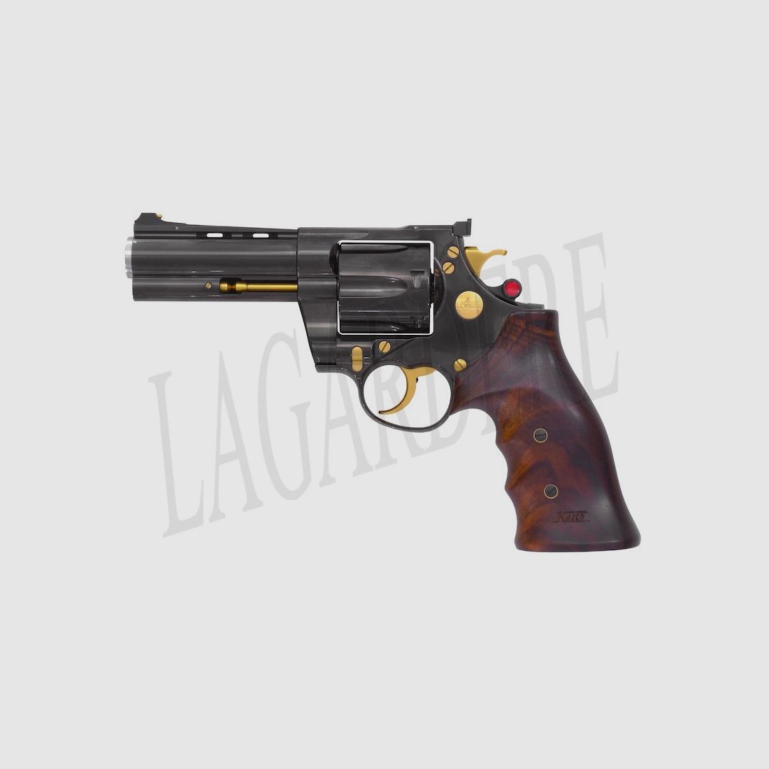 KORTH CLASSIC BLACK/GOLD 4" (REVOLVER)