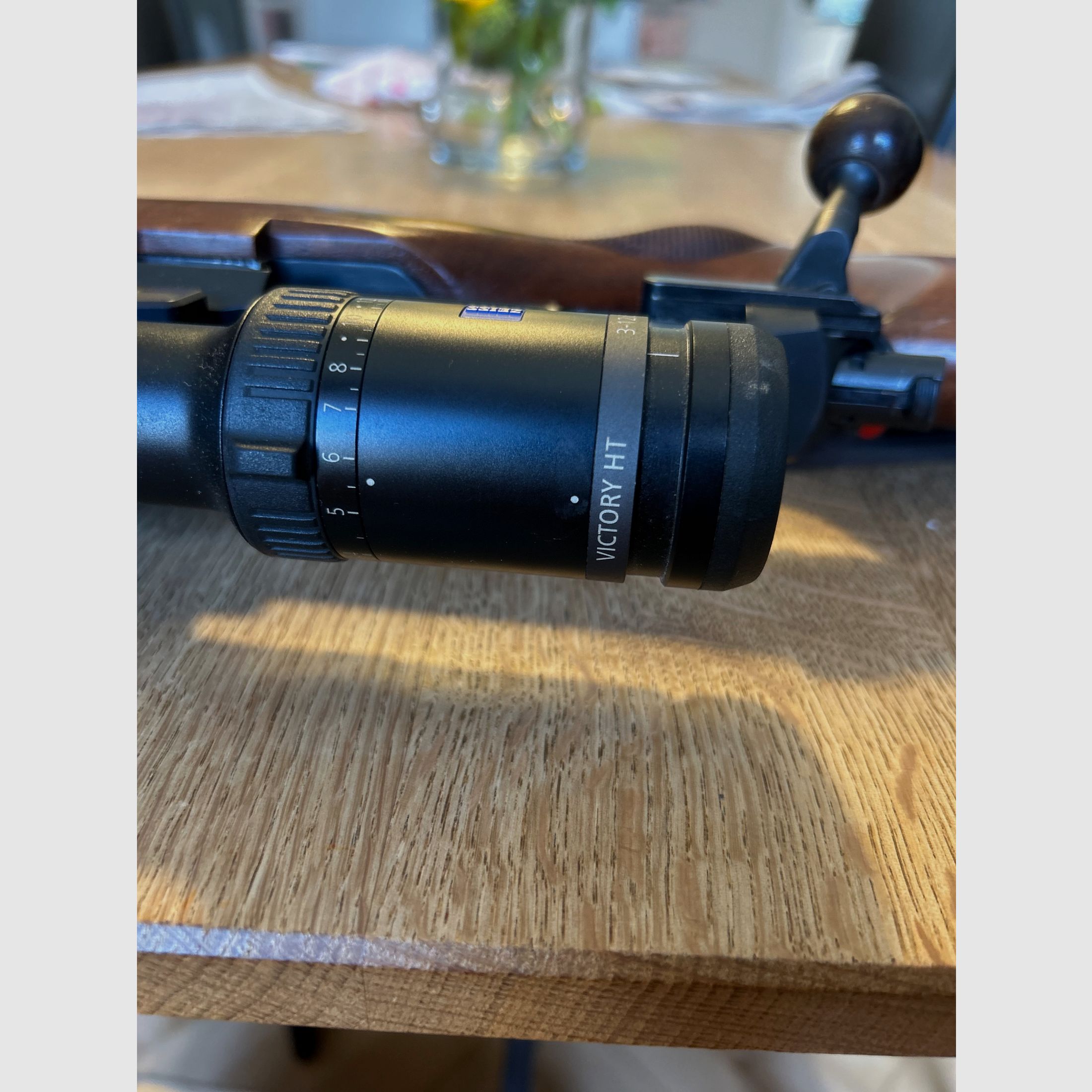 Steel action HS 52cm barrel, Cal.308 win with Zeiss victory Ht 3-12x56 scope, image 2 of 9