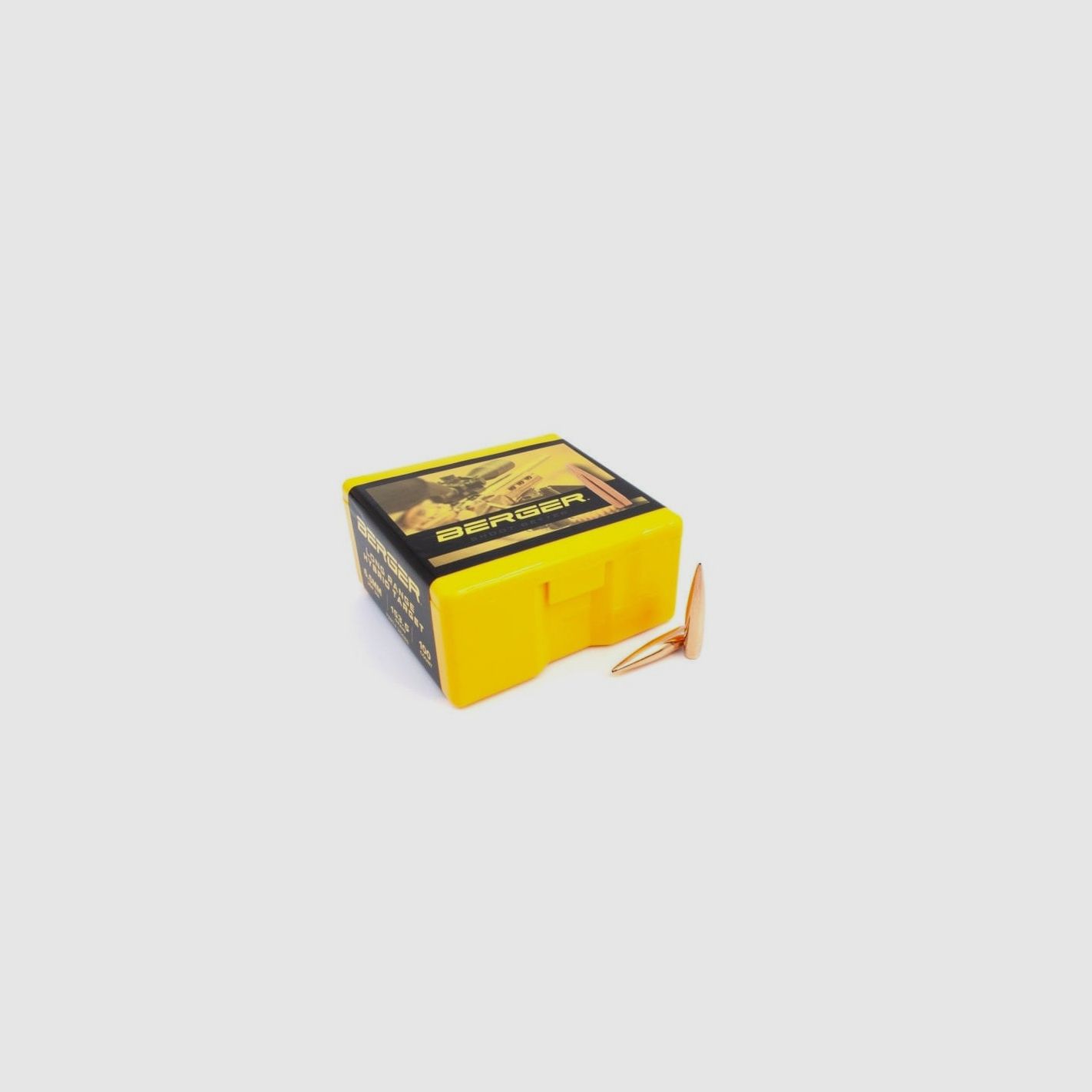 BERGER BALAS 6.5MM (153.5GR) LONG RANGE HYBRID TARGET PAQUETE DE CANTIDAD 500 UDS, imagen 2 de 2