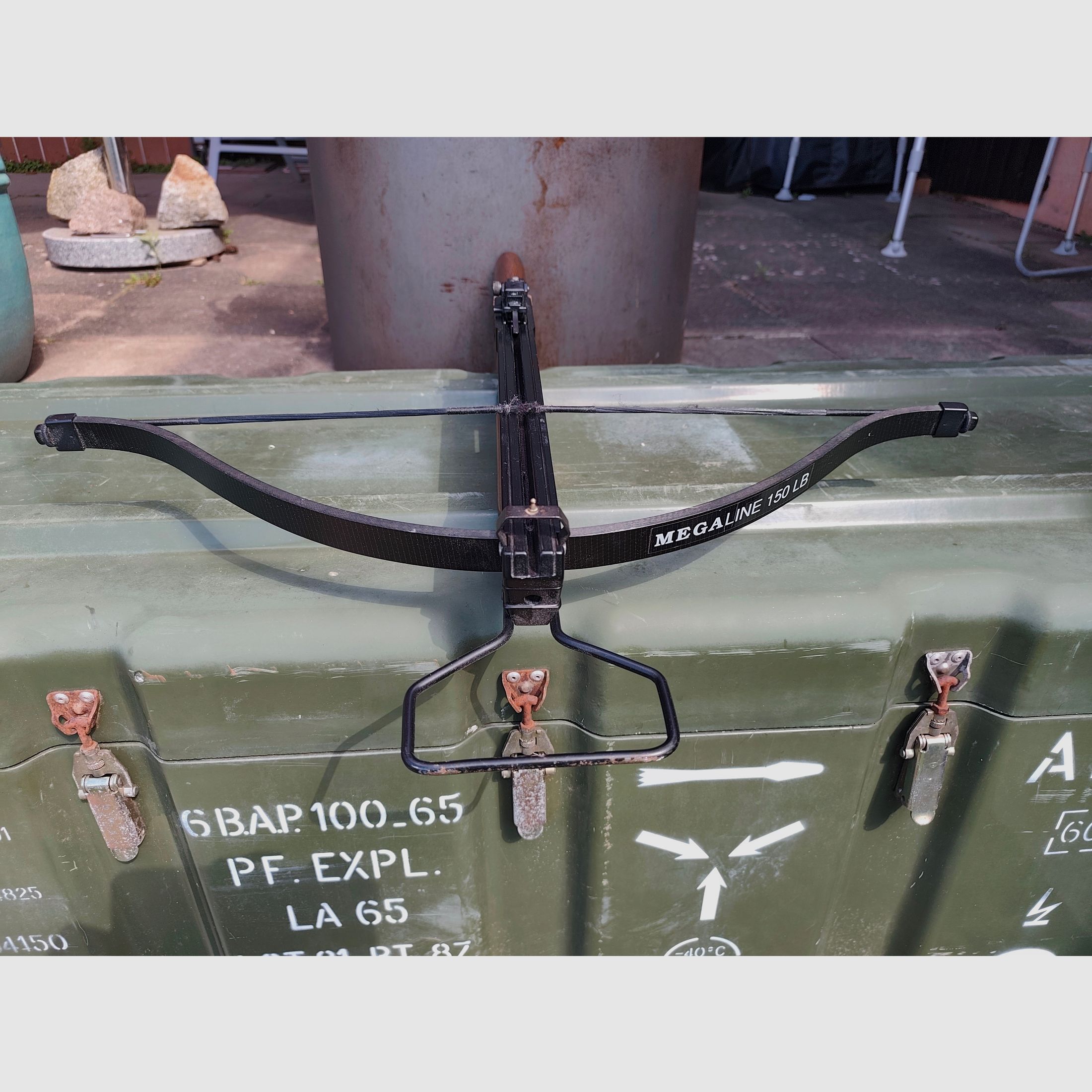 MEGALINE THUNDER 150 lbs crossbow – Made in Italy – functional